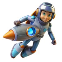 vibrant traditional Human pilot merging with their spaceship, energetic lighting, biomechanical style high resolution png