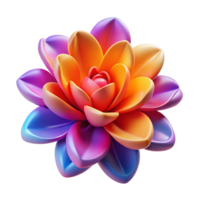 extraordinary rustic A vibrant, abstract representation of a blooming flower, with bold colors and flowing lines. Soft, diffused lighting 4K png