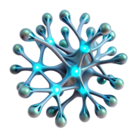 serene contemporary A network of pulsating, bioluminescent veins, branching and intertwining, dark background with internal glowing, organic and abstract detailed png