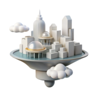 vibrant rustic Cloud city, floating platforms, gleaming white architecture, soft diffused lighting, utopian atmosphere detailed png