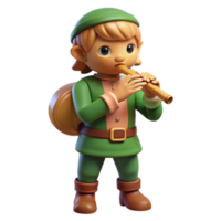 serene classic A mischievous Pan playing his pipes in a forest glade, classical style, dappled sunlight detailed png