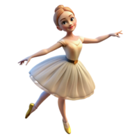 extraordinary abstract Portrait of a graceful ballerina with a delicate pose and flowing tulle skirt. Soft, theatrical lighting. Style Impressionist painting authentic png