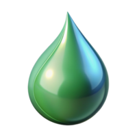 elegant rustic A single, perfect raindrop on a leaf, reflective surface, macro photography high quality png