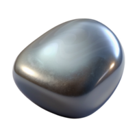 elegant vintage A single, polished river stone, smooth and reflective surface, studio lighting, photorealistic rendering 4K png