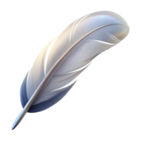 impressive classic A single feather floating in the air, delicate and weightless, soft lighting high resolution png