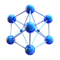 wonderful rustic A network of pulsating, interconnected nodes, emitting a soft, electric blue light, futuristic style genuine png