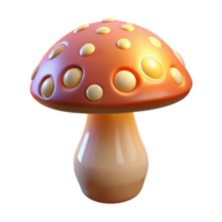 beautiful abstract A single, perfect mushroom cap covered in intricate, glowing patterns, lit by a soft, ambient light, Nature Photography style original png