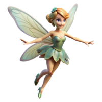 beautiful traditional A whimsical fairy with shimmering wings, dancing in a moonlit glade. Art Nouveau style professional png