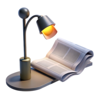 beautiful rustic A discarded newspaper blowing down a deserted street, illuminated by a single streetlamp. Urban loneliness style, dramatic lighting authentic png