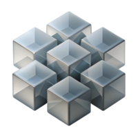 impressive artistic A field of overlapping, translucent geometric shapes in a monochromatic palette of shades of gray, with a subtle texture and soft lighting. Minimalist style detailed png
