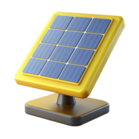 extraordinary rustic A solar panel absorbing sunlight, bright yellow lighting, environmental design style premium png