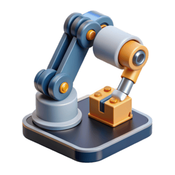 vibrerande modern en robot ärm montering en mikrochip, exakt rörelse, studio belysning, industriell robotik tema professionell png