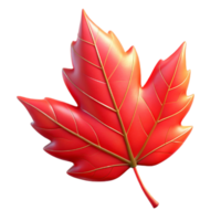 wonderful abstract A single perfect red autumn leaf, veins glowing with inner light, photorealistic style, sharp focus, dramatic chiaroscuro lighting 4K png