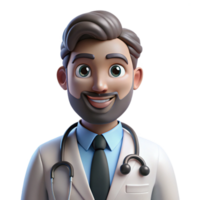 serene vintage Portrait of a dedicated doctor with a stethoscope and a compassionate expression, lit by the soft glow of a hospital room, in a medical photography style high resolution png