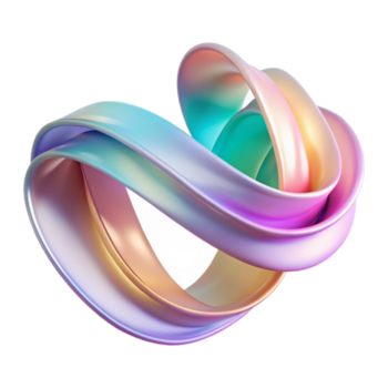 wonderful creative Dynamic, flowing ribbons of light, in a spectrum of pastel hues, creating a sense of motion and energy, with a soft focus effect original png