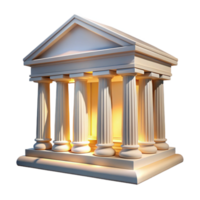 serene rustic Greek temple, marble columns, intricate carvings, bright sunlight, classical architecture high quality png