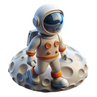 dramatic classic An astronaut walks on the moon, bright, stark lighting, photographic style genuine png