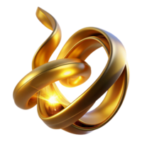 beautiful vintage Golden, flowing ribbons of light intertwined with dark, smoky tendrils, illuminated by a single, focused spotlight from above. Style Abstract Expressionism premium png