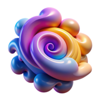 dramatic contemporary An abstract representation of emotions, visualized as swirling, colorful clouds, illuminated by a dynamic, shifting light. Style Emotional Abstraction high quality png