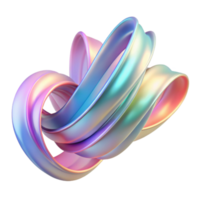 impressive creative Dynamic, flowing ribbons of light, in a spectrum of pastel hues, creating a sense of motion and energy, with a soft focus effect professional png
