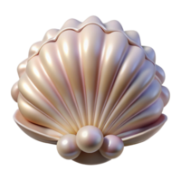 beautiful modern A close-up of a seashell, intricate details, pearly texture, soft light, detailed png