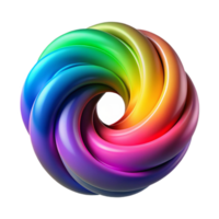 impressive abstract A swirling vortex of rainbow-colored smoke, illuminated by a black light, Abstract Photography style exclusive png
