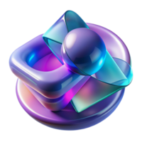 beautiful vintage A dynamic composition of overlapping, translucent shapes, in a gradient of cool colors, lit by a cold, ethereal light. Style Dreamlike authentic png