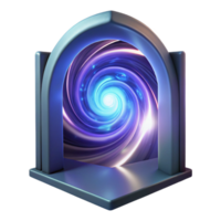 stunning traditional A portal opening to another dimension, swirling energy and light, mysterious and otherworldly, abstract art style exclusive png