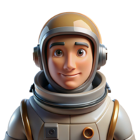 beautiful minimalist Portrait of a stoic astronaut in a spacesuit, lit by the harsh glare of the sun, in a photorealistic style high resolution png