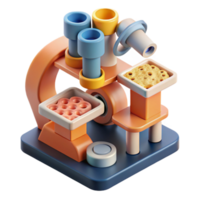 beautiful artistic Microscale architecture, intricate details, viewed through a microscope, abstract patterns, scientific illustration, original png