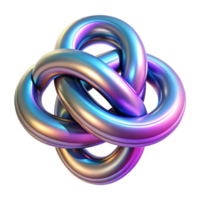 vibrant vintage Interweaving strands of light, forming a complex knot, with a metallic sheen and a vibrant, iridescent glow, inspired by Celtic knotwork high resolution png