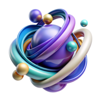 beautiful creative A dynamic composition of swirling lines and shapes, suggesting movement and energy, in a futuristic, abstract style high quality png