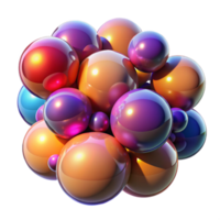 magnificent vintage A field of glowing orbs, each with a unique color and intensity, creating a sense of depth and dimension. Abstract expressionist style detailed png