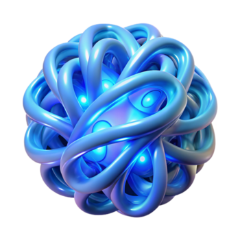 extraordinario rústico entrelazado, bioluminiscente zarcillos formando un intrincado enrejado estructura, emitiendo un pulsante, frio azul ligero. prestados en un bioarte estilo exclusivo png