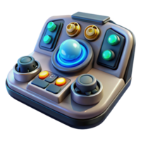 magnificent rustic A futuristic control panel with glowing buttons and dials, intricate detail, sci-fi style authentic png