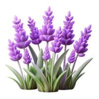 beautiful artistic A field of lavender flowers swaying in the breeze, soft, purple light, calming, relaxing style professional png