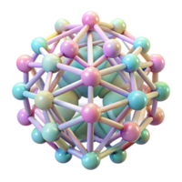 wonderful modern A complex network of interwoven, luminous threads, rendered in pastel hues, dreamlike style genuine png