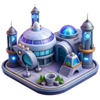 stunning minimalist Spaceport bustling with activity, futuristic architecture, bright lights, dynamic composition authentic png