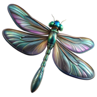 beautiful modern A close-up of a dragonfly's wings, intricate veins, iridescent colors, macro photography authentic png