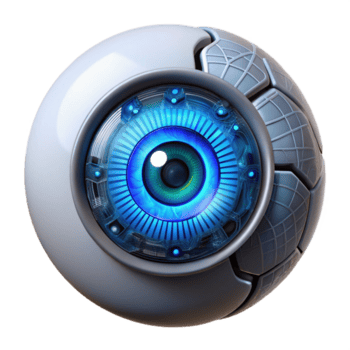 deslumbrante minimalista uma fechar-se do uma do ciborgue olho, intrincado circuitos e brilhando íris, dramático iluminação, biomecânico estilo detalhado png