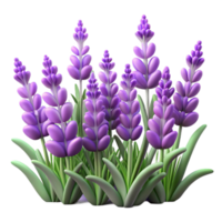 dramatic creative A field of lavender flowers swaying in the breeze, soft, purple light, calming, relaxing style 4K png
