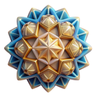 stunning vintage A cluster of glowing, geometric shapes, arranged in a symmetrical pattern, inspired by Islamic art, illuminated by soft, diffused light exclusive png