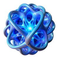 wonderful vintage Interlocking, bioluminescent tendrils forming an intricate lattice structure, emitting a pulsating, cool blue light. Rendered in a bio-art style premium png