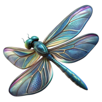 beautiful contemporary A close-up of a dragonfly's wings, intricate veins, iridescent colors, macro photography premium png