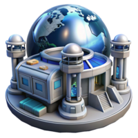 extraordinary traditional Sci-fi space station, modular design, docking bays, earth in the background remove background, futuristic architecture, 8k, original png