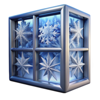 elegant classic A close-up of frost crystals on a windowpane, intricate patterns, wintery lighting original png