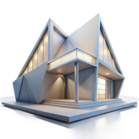 wonderful rustic impressive traditional A modern art museum, sharp angles, minimalist design, bright white lighting, architectural photography style genuine original png