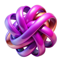 impressive artistic A dynamic composition of intersecting ribbons of light in shades of hot pink and electric purple, creating a complex, interwoven pattern, with a dark, atmospheric background 4K png
