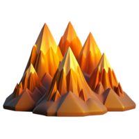 serene creative extraordinary traditional A Panoramic View of a Mountain Range at Su professional detailed png