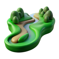 stunning traditional magnificent rustic A Winding River Snaking Through a Green Val high resolution genuine png